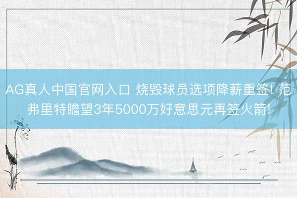 AG真人中国官网入口 烧毁球员选项降薪重签! 范弗里特瞻望3年5000万好意思元再签火箭!