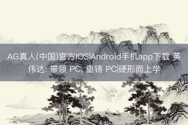 AG真人(中国)官方IOS|Android手机app下载 英伟达: 带领 PC， 重铸 PC|硬形而上学
